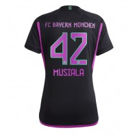 Dámy Fotbalový dres Bayern Munich Jamal Musiala #42 2023-24 Venkovní Krátký Rukáv